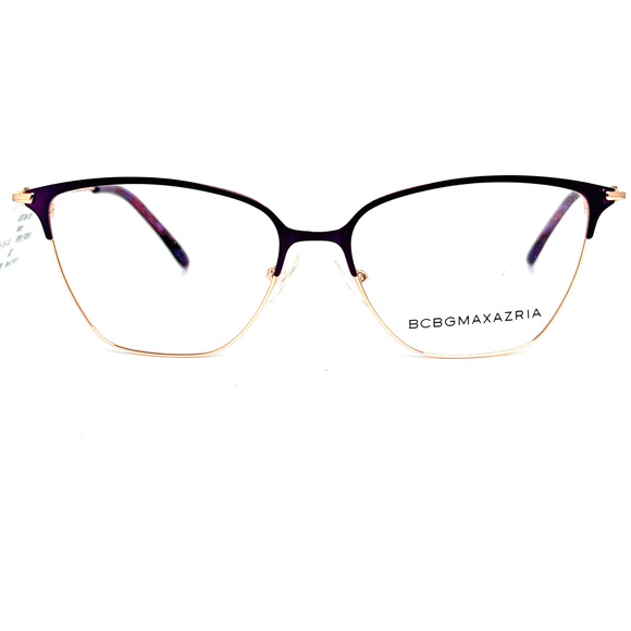 BCBGMAXAZRIA Henley Purple‎ Rose Gold EYEGLASSES FRAME 54-15-135mm H13517